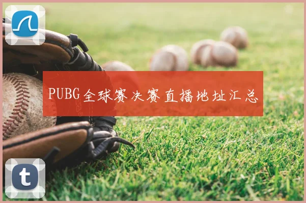 PUBG全球赛决赛直播地址汇总